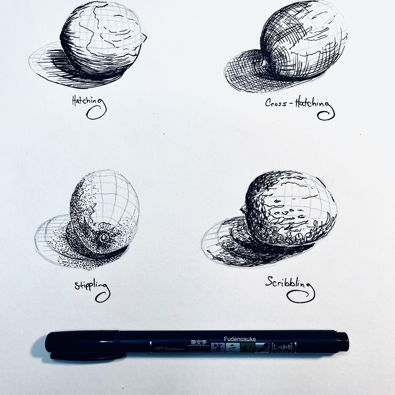 Learn to Draw 3D Forms: Understanding Value Shapes + Pen & Ink Shading Techniques with @AdrienneHodgeArt
